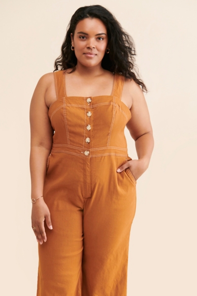 Portside Button-Front Jumpsuit | Nuuly