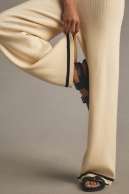 Tipped Knit Pull-On Pants