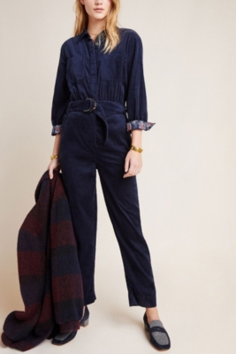 pilcro corduroy jumpsuit