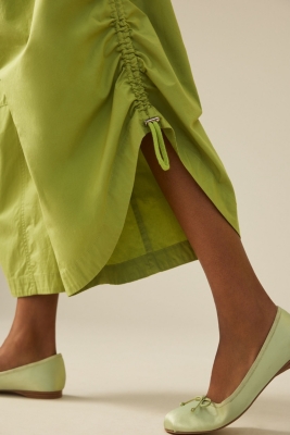 Ruched Poplin Parachute Pants | Nuuly