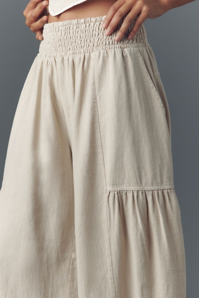 Relaxed Linen Blend Pull-On Pants | Nuuly