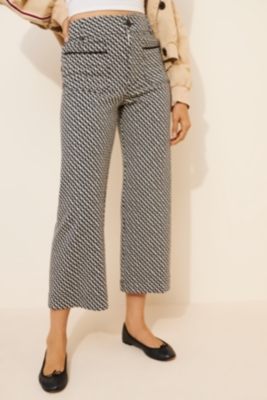 Corduroy Crop Wide Colette Pants