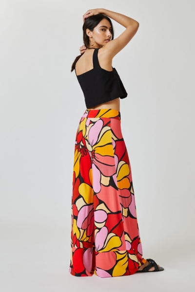 Wide Leg Floral Pants