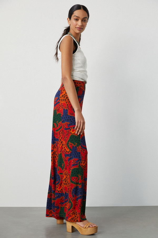 Wide Leg Tiger Pants | Nuuly Wide Leg Tiger Pants | Nuuly