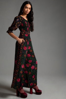 Printed Smocked Jumpsuit | Nuuly