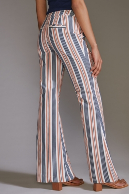 flare pants striped