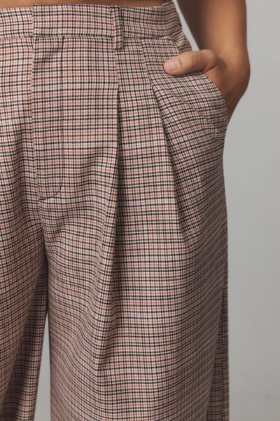 The Avery Pleated Wide-Leg Trousers: Plaid Edition | Nuuly