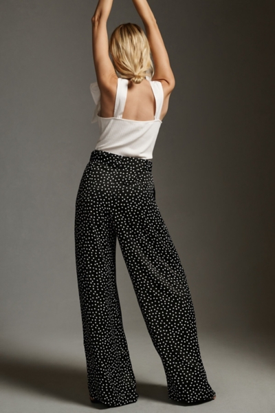 The Avery Pleated Wide-Leg Trousers: Printed Editi | Nuuly