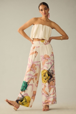 パンツ usual YUI PANTS LIBERTY FLOWER PRINT usual YUI PANTS LIBERTY FLOWER PRINT
