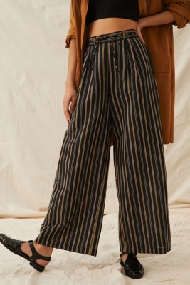 Striped Wide Leg Pants | Nuuly