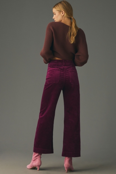 The Colette Cropped Wide-Leg Corduroy Pants | Nuuly