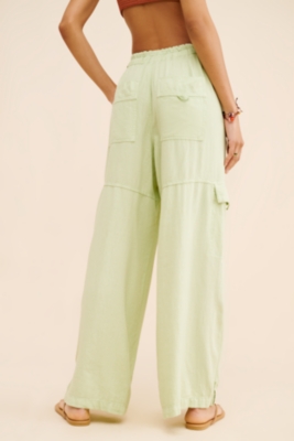 808 Linen Beach Cargo Pants
