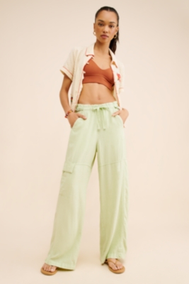 808 Linen Beach Cargo Pants