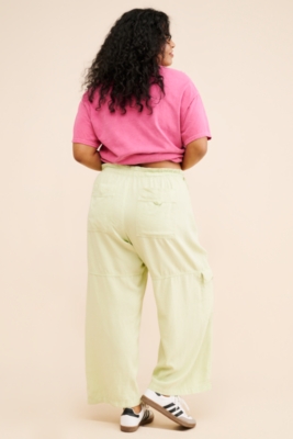 【美品】WOOL LINEN BACKSATIN CARGO cargo-loose-linen-pants-epic-