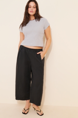 【YOURNUS】Vuel Rib Balloon Pants TEXTURED BALLOON PANTS - Navy blue | ZARA United States
