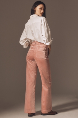 The Colette Corduroy Full-Length Wide-Leg Pants