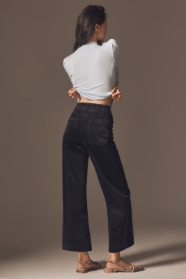 The Colette Corduroy Crop Wide-Leg Pants