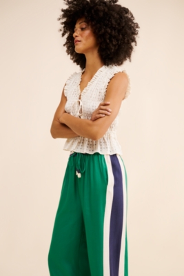 パンツ Cotton Wool Twill Track Pants nanamica『Cotton Wool Twill Track Pants』(Khaki Beige