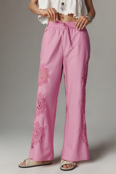 The Brooklin Embroidered Track Pants | Nuuly