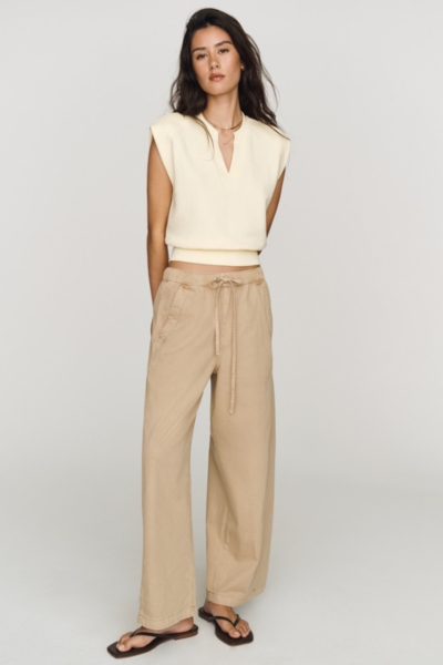 Izzie Relaxed Full-Length Barrel Pants | Nuuly