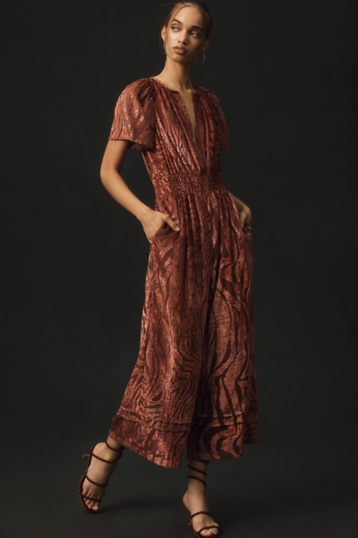 The Somerset Jumpsuit: Velvet Burnout Edition | Nuuly
