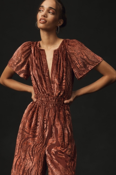 The Somerset Jumpsuit: Velvet Burnout Edition | Nuuly