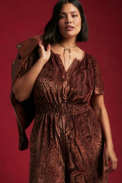 The Somerset Jumpsuit: Velvet Burnout Edition | Nuuly