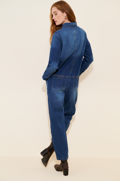 Relaxed Denim Utility Jumpsuit | Nuuly