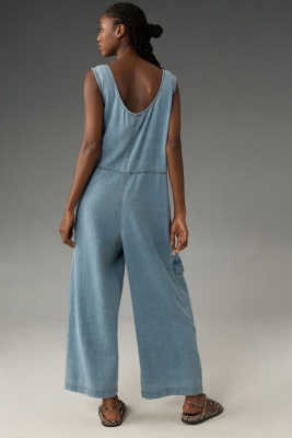 Zip-Front Wide-Leg Overalls | Nuuly