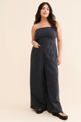 The Skipper Strapless Crop Wide-Leg Jumpsuit | Nuuly