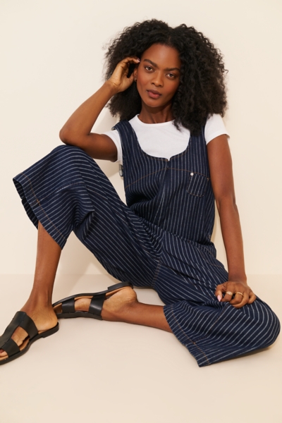 Zip Front Denim Overalls | Nuuly