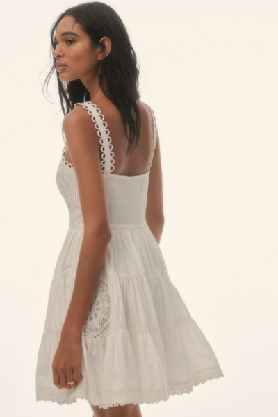 open lace back dress Do+Be Lace Keyhole Romper Large main image 1