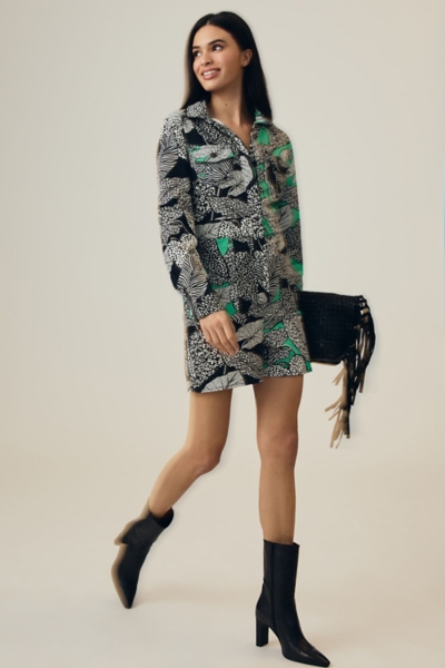 Foliage Printed Romper | Nuuly