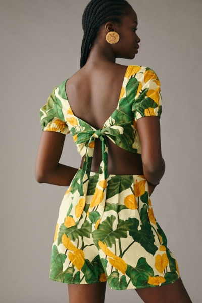 Cut Out Tie-Back Romper | Nuuly