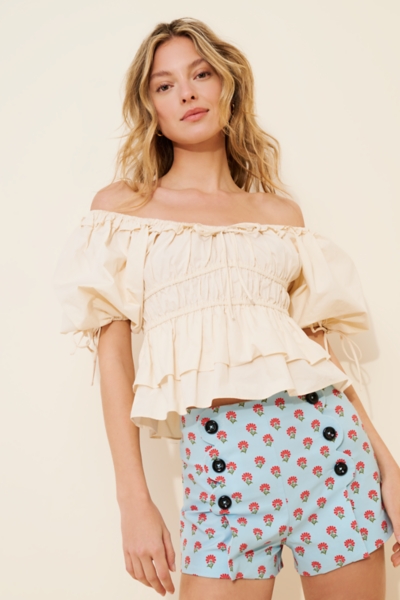 Tailored Scallop Shorts | Nuuly