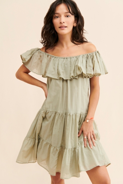 ula off-shoulder mini dress Ula Dress
