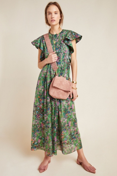 old navy green maxi dress Embroidered Floral Green Gingham Mini Delaney Dress
