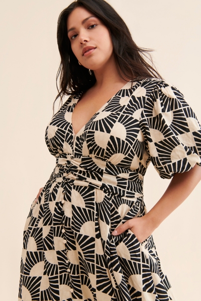 sleeveless plus size midi dress Full Size Sleeveless Gradient Tank Midi Dress Plus Size – Charming Charlie
