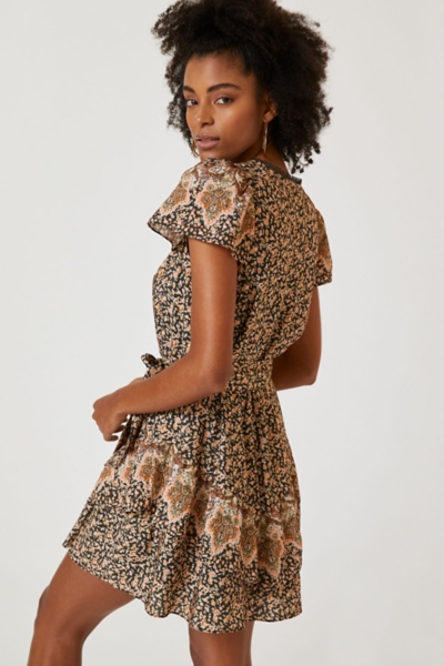 Flutter-Sleeve Mini Dress | Nuuly