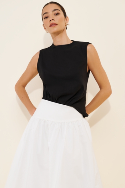 Mixed Media Muscle Tank Midi Dress | Nuuly