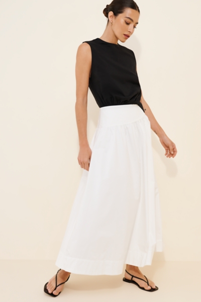 mixed media midi tank dress Mix Media Tank Midi Dress