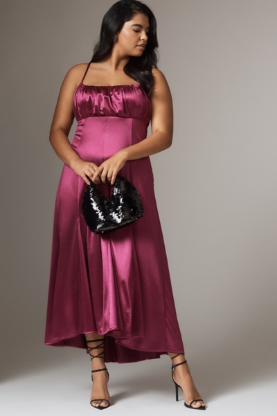 Sleeveless Drop-Waist Midi Dress | Nuuly