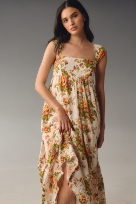完売! 即発! サイズ0、２ Anthropologie Sumi Maxi Dress Anthropologie XS NWT Atsu Sally Bow Midi Maxi Dress Red