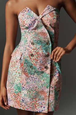 Strapless Blazer Dress