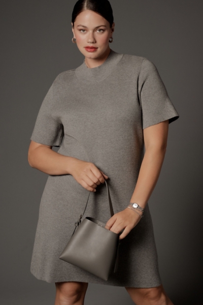 short sleeve grey dress T-Shirt Streaky Grey Mini Dress main image 0
