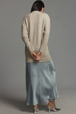 Long-Sleeve Twofer Sweater Slip Midi Dress Nuuly