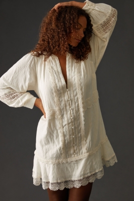 ワンピース Her lip to Odette Lace Mini Dress Her lip to Odette Lace Mini Dress Sサイズ Shop the Verona Off