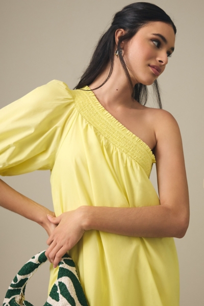 One-Shoulder Embroidered Maxi Dress | Nuuly