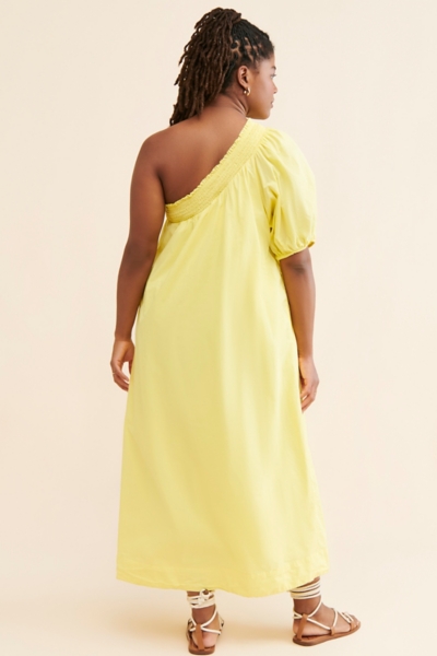 One-Shoulder Embroidered Maxi Dress | Nuuly