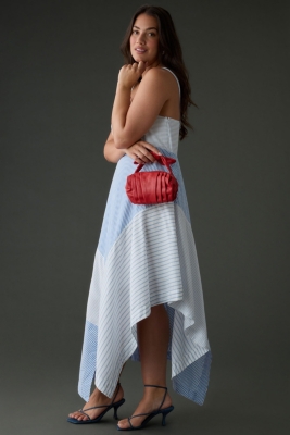 Stripe asymmetry hem dress　Riu　Rちゃん Stripe asymmetry hem dress – Riu